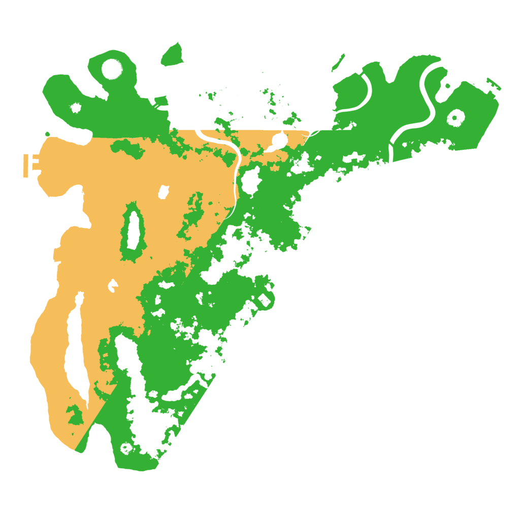 Biome Rust Map: Procedural Map, Size: 4500, Seed: 842355417