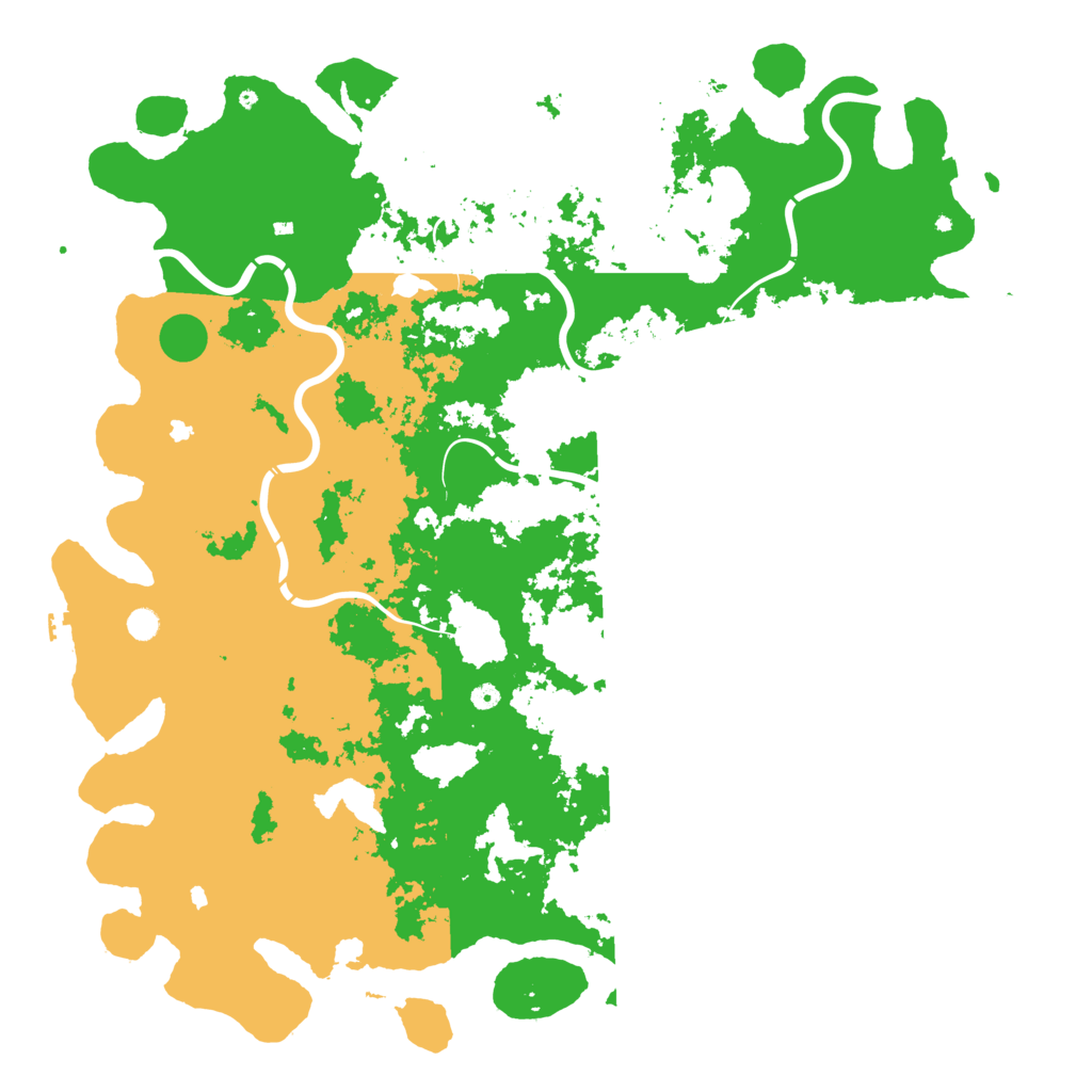 Biome Rust Map: Procedural Map, Size: 6000, Seed: 1104449450