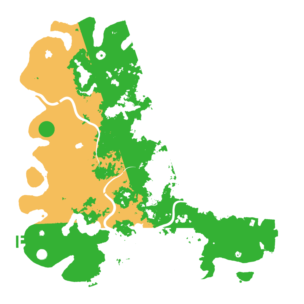 Biome Rust Map: Procedural Map, Size: 5000, Seed: 1319562962
