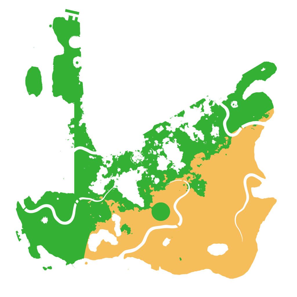 Biome Rust Map: Procedural Map, Size: 4250, Seed: 639691796