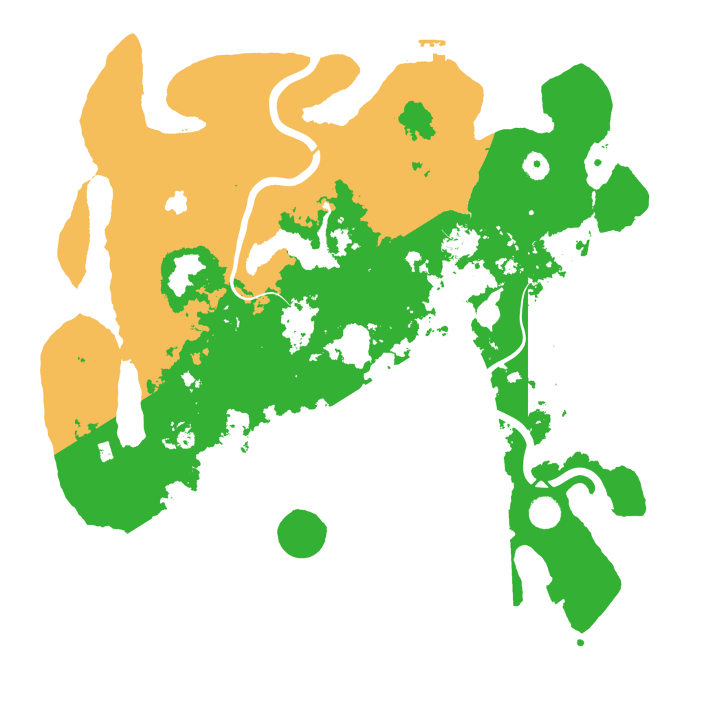 Biome Rust Map: Procedural Map, Size: 4000, Seed: 37993
