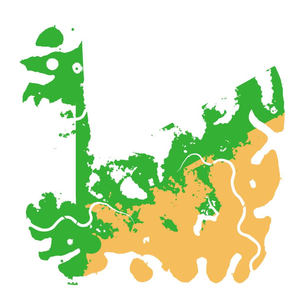 Biome Rust Map: Procedural Map, Size: 4500, Seed: 57899251