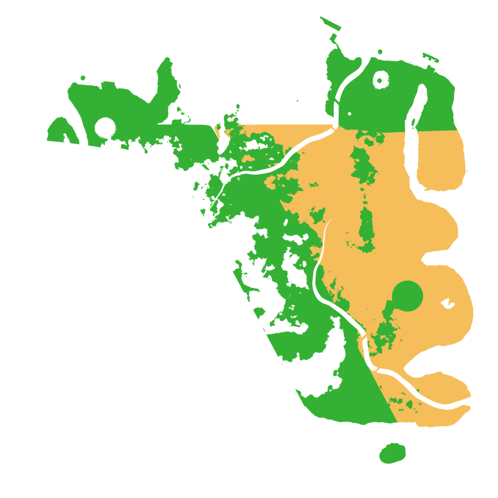 Biome Rust Map: Procedural Map, Size: 4250, Seed: 2096237680