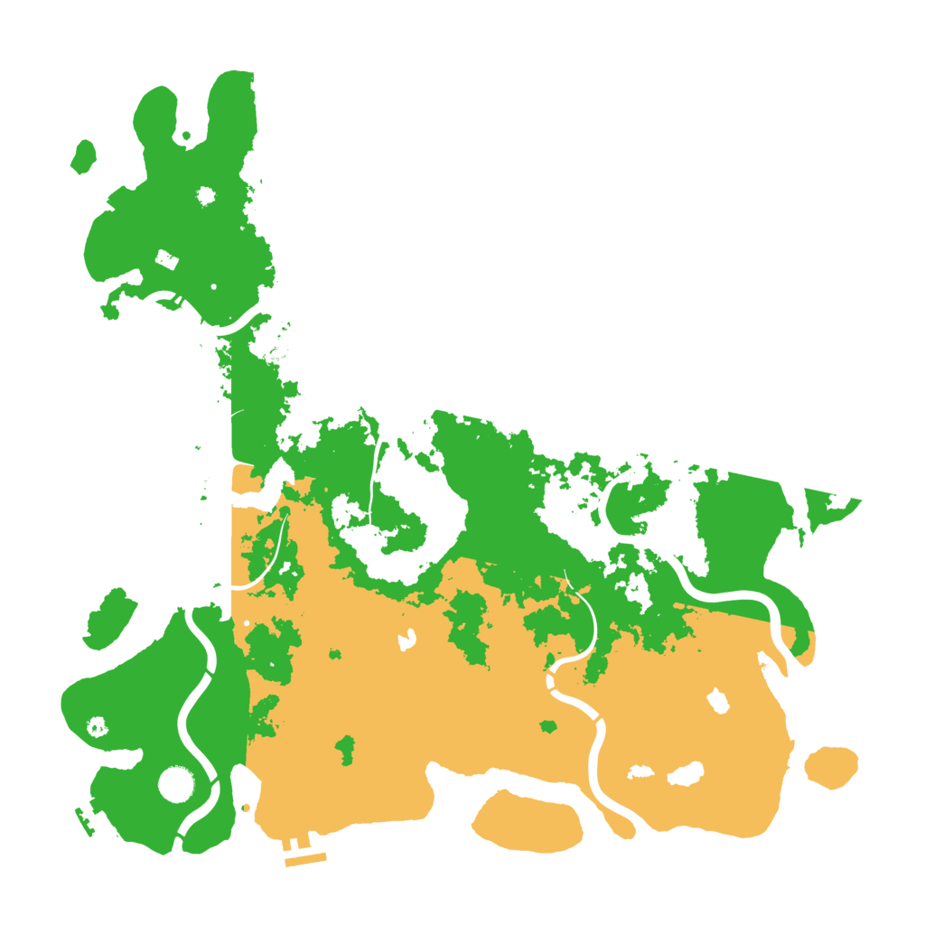 Biome Rust Map: Procedural Map, Size: 4500, Seed: 1025409823