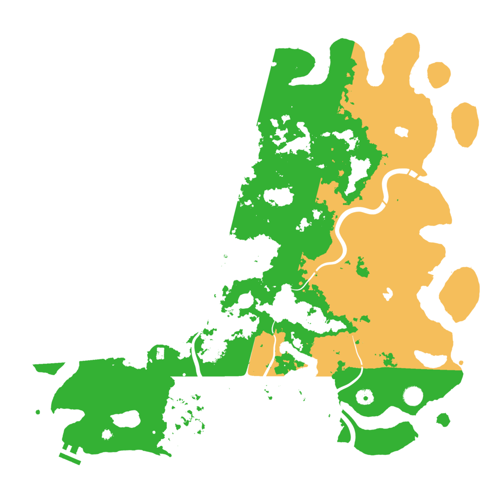 Biome Rust Map: Procedural Map, Size: 4500, Seed: 1835403531