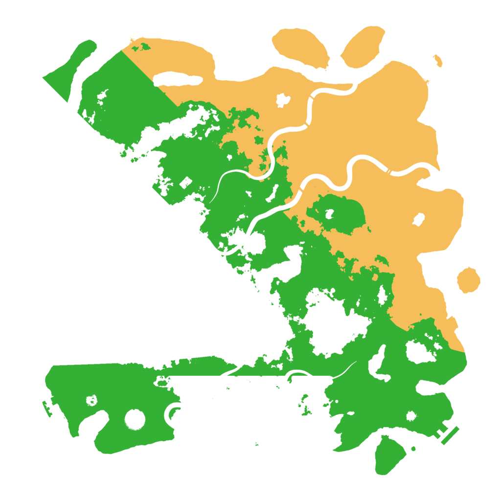 Biome Rust Map: Procedural Map, Size: 4500, Seed: 1348023415
