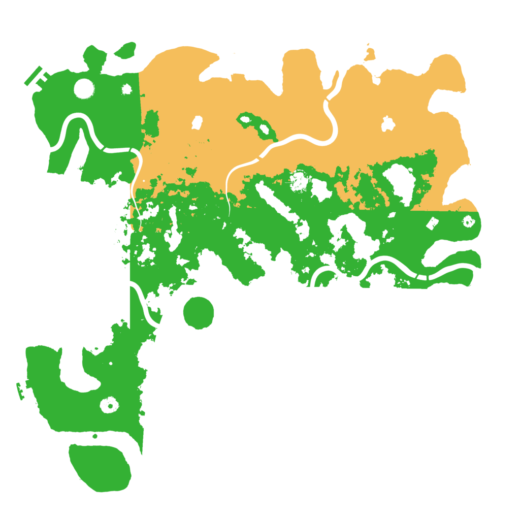 Biome Rust Map: Procedural Map, Size: 4500, Seed: 1645303971