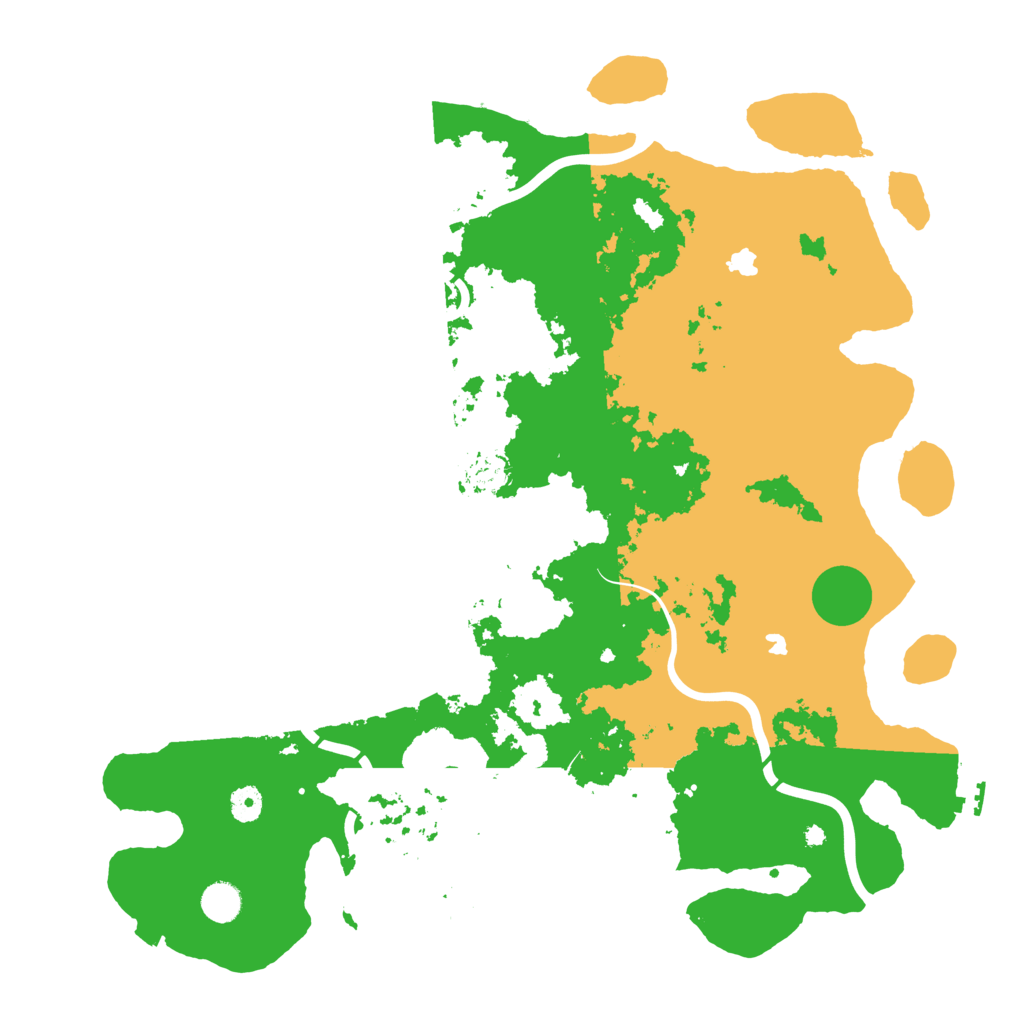 Biome Rust Map: Procedural Map, Size: 4500, Seed: 174398065