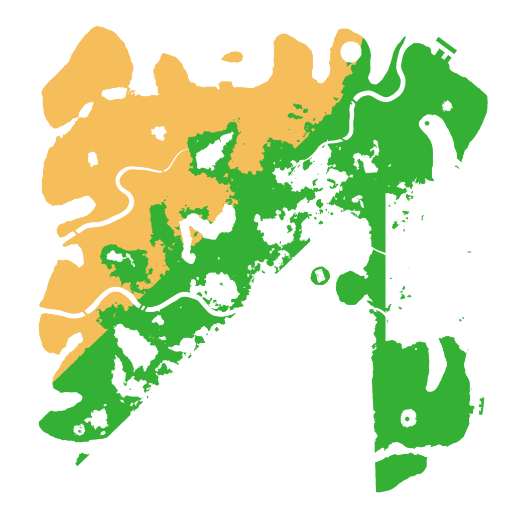 Biome Rust Map: Procedural Map, Size: 4500, Seed: 865484556
