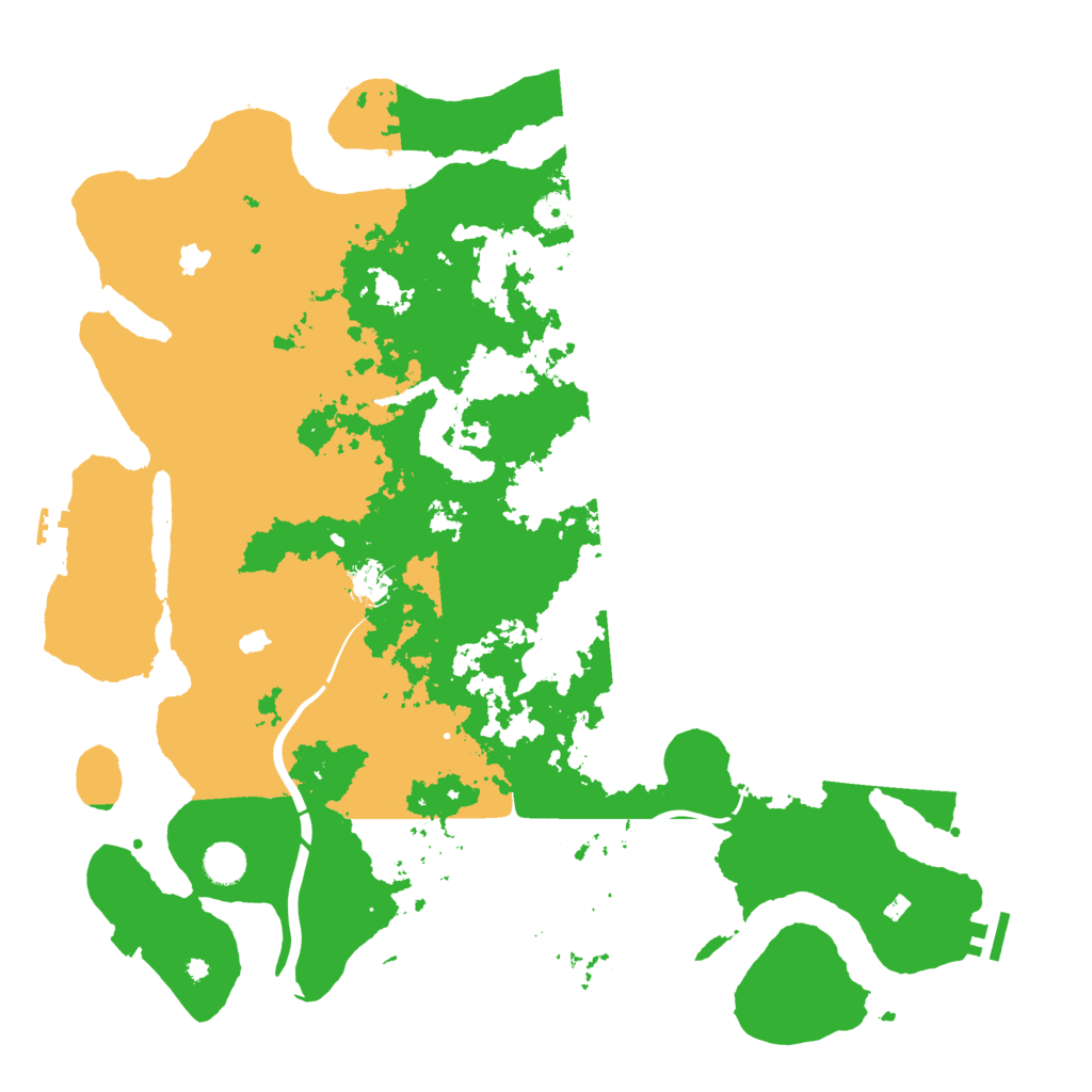 Biome Rust Map: Procedural Map, Size: 4500, Seed: 1987493918