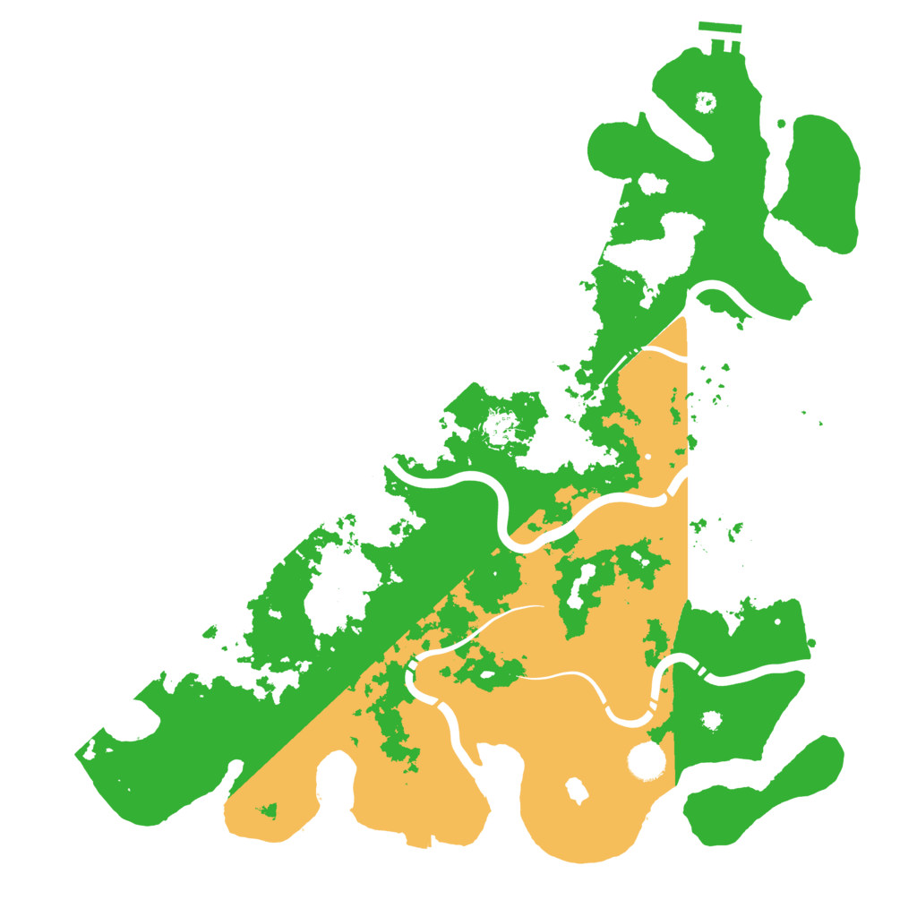 Biome Rust Map: Procedural Map, Size: 4300, Seed: 84114655
