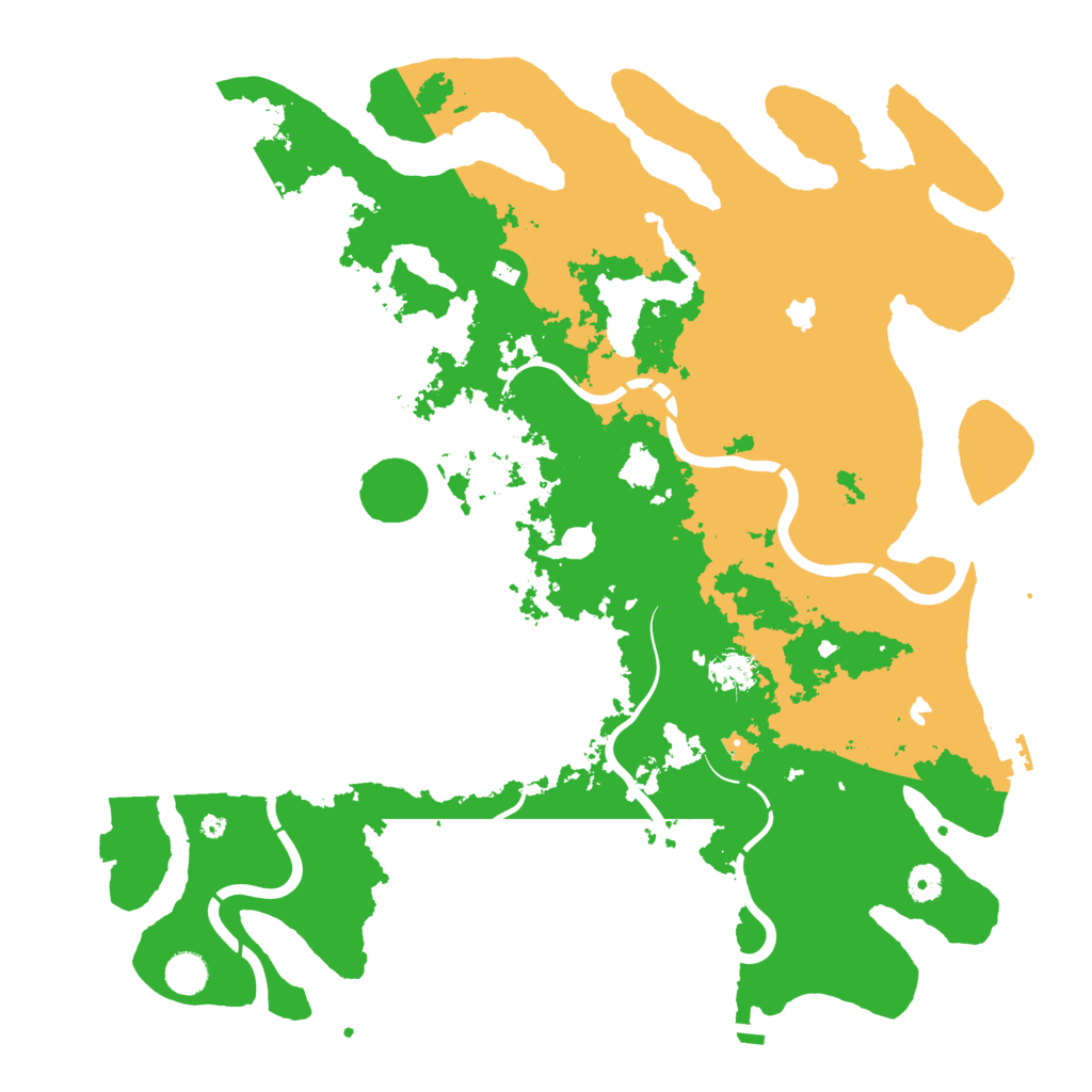 Biome Rust Map: Procedural Map, Size: 4500, Seed: 211094854