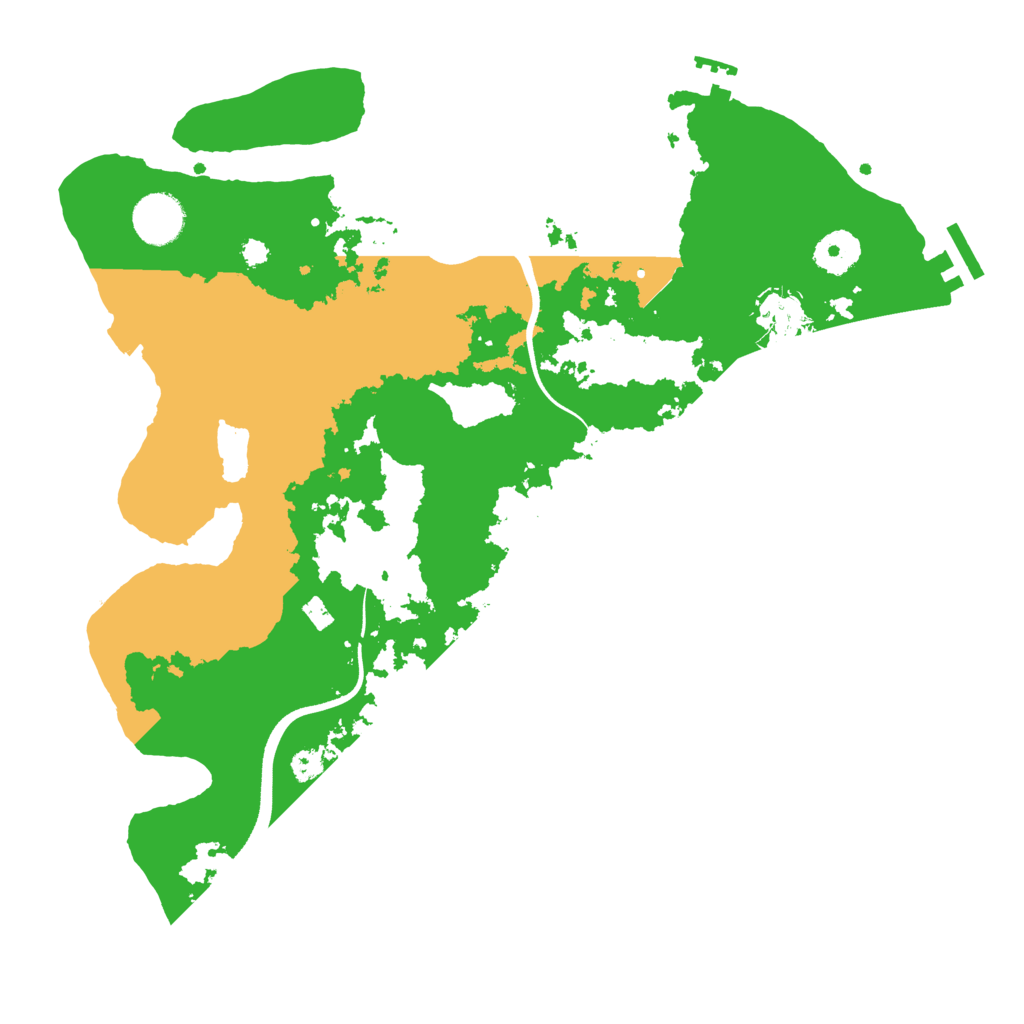 Biome Rust Map: Procedural Map, Size: 3500, Seed: 1958972784