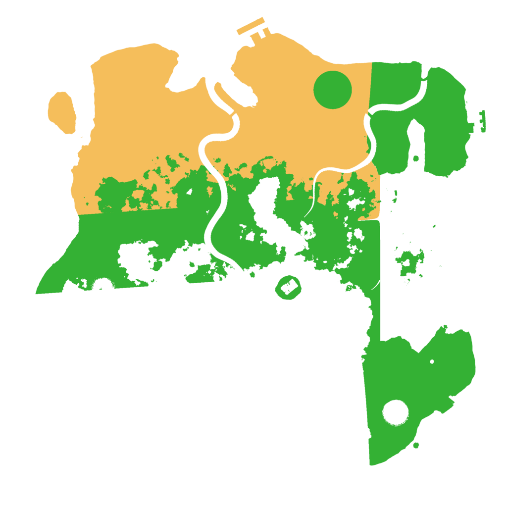 Biome Rust Map: Procedural Map, Size: 3500, Seed: 781824380