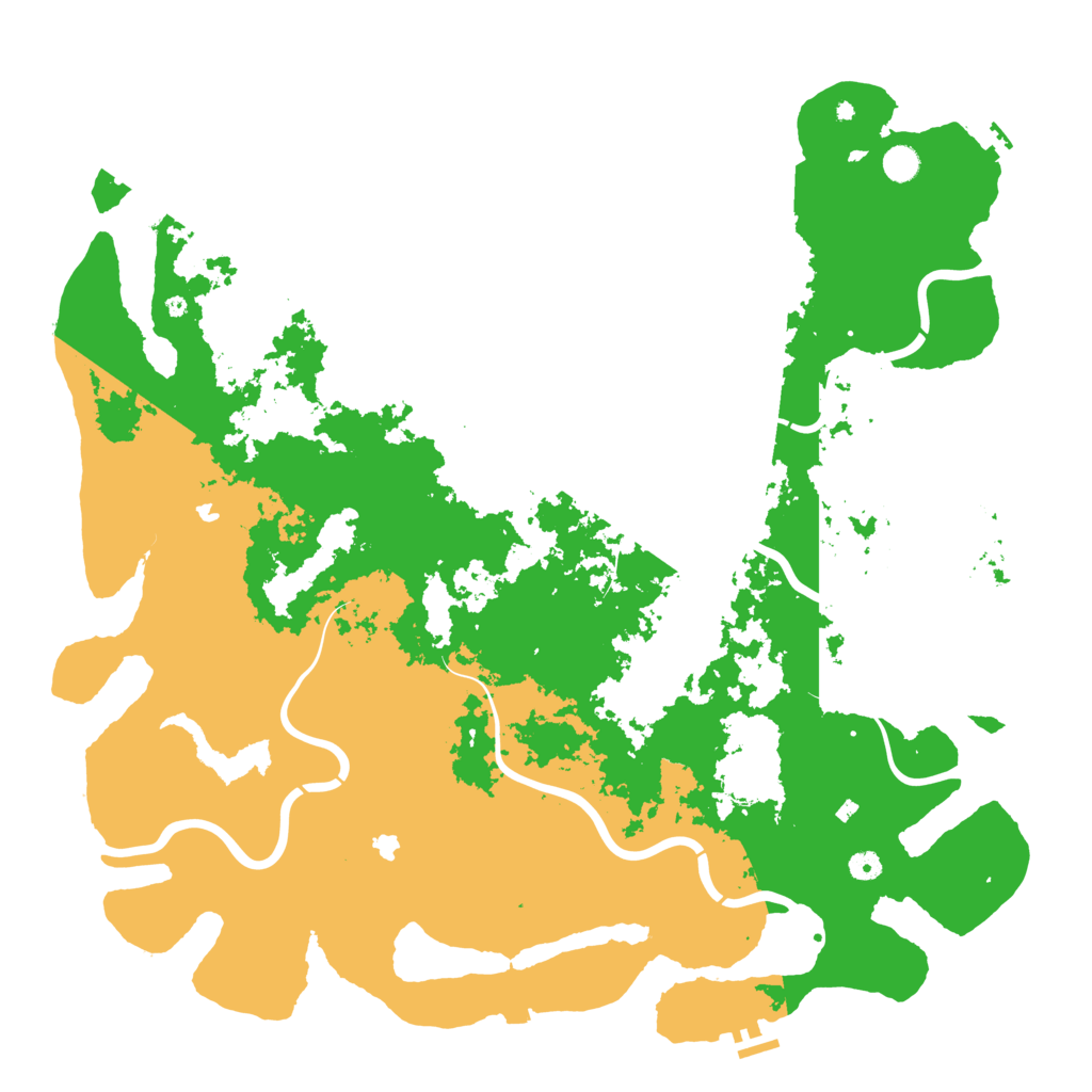 Biome Rust Map: Procedural Map, Size: 5250, Seed: 2144708971