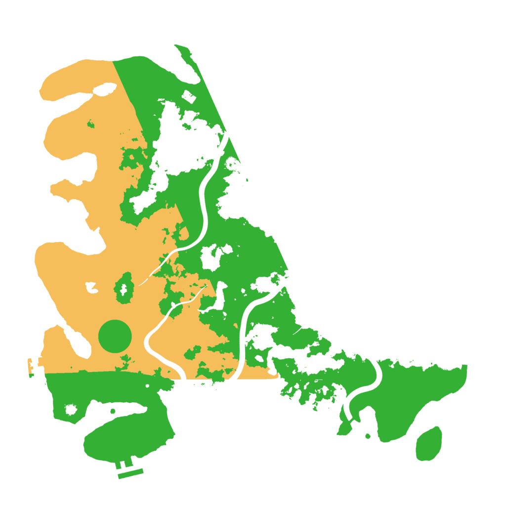 Biome Rust Map: Procedural Map, Size: 4000, Seed: 1231750608