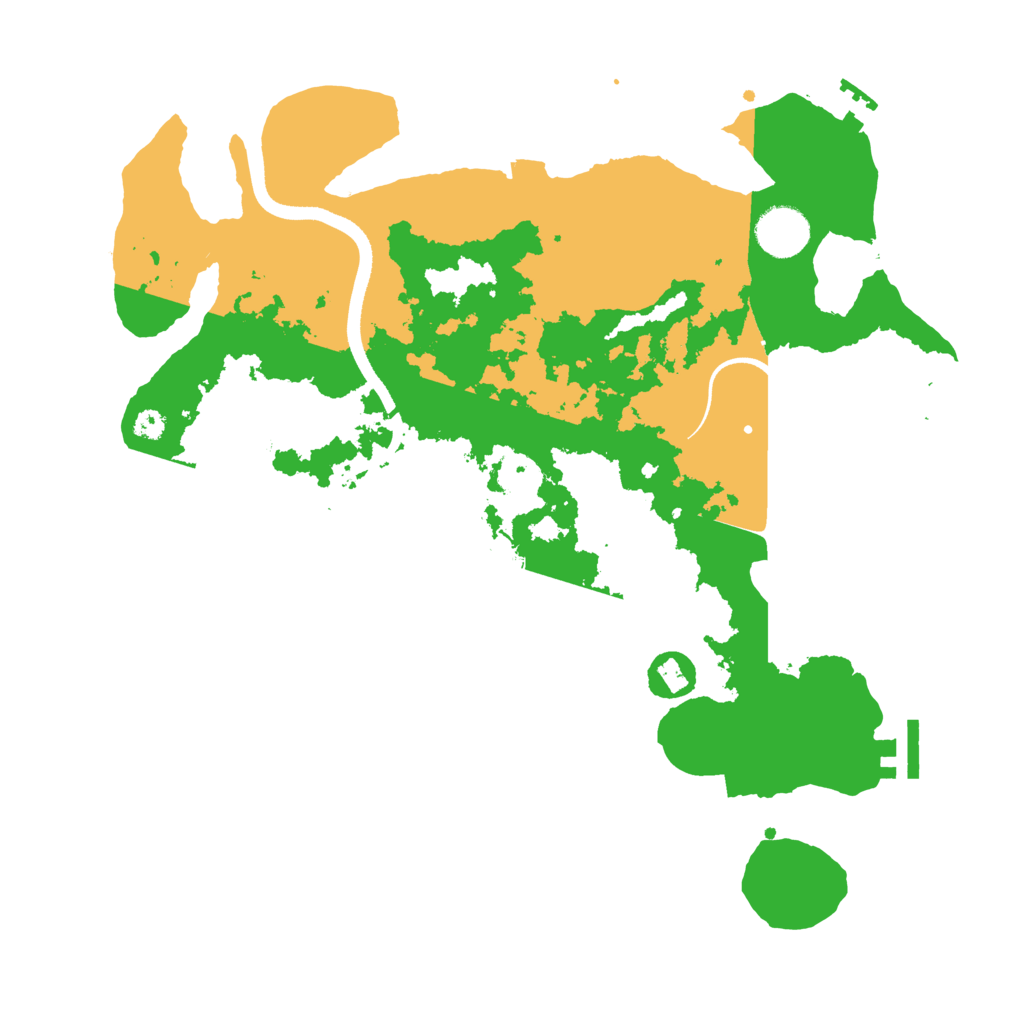 Biome Rust Map: Procedural Map, Size: 3500, Seed: 1722735116