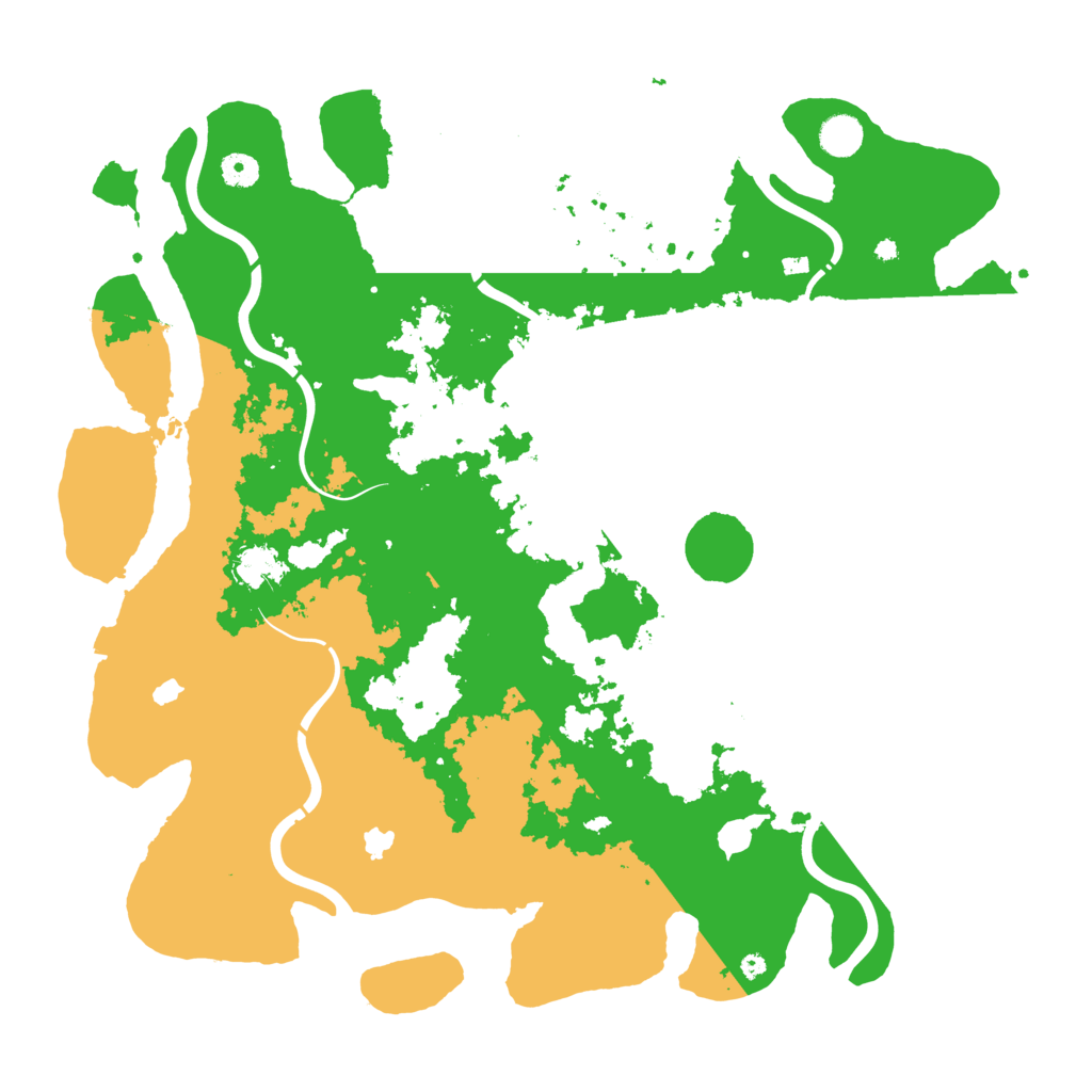 Biome Rust Map: Procedural Map, Size: 4500, Seed: 336551237