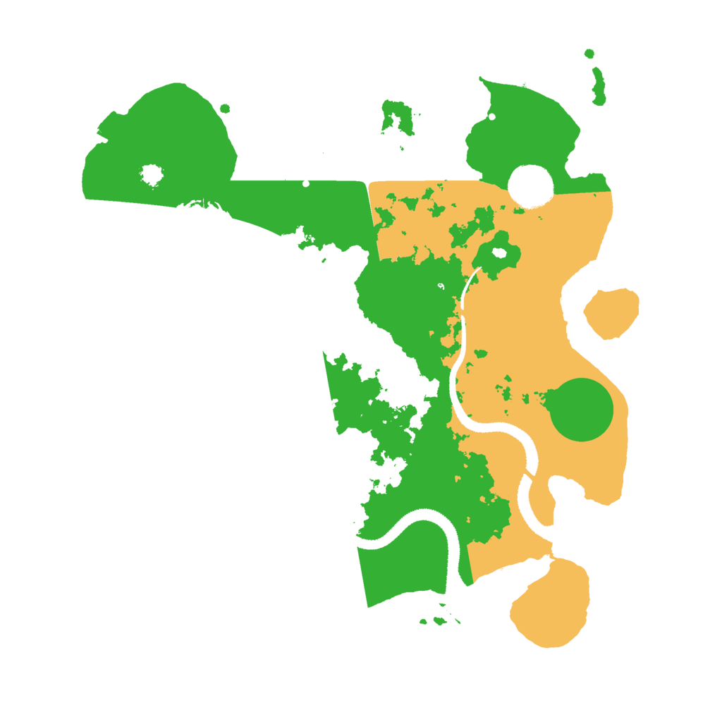 Biome Rust Map: Procedural Map, Size: 3000, Seed: 1611659627