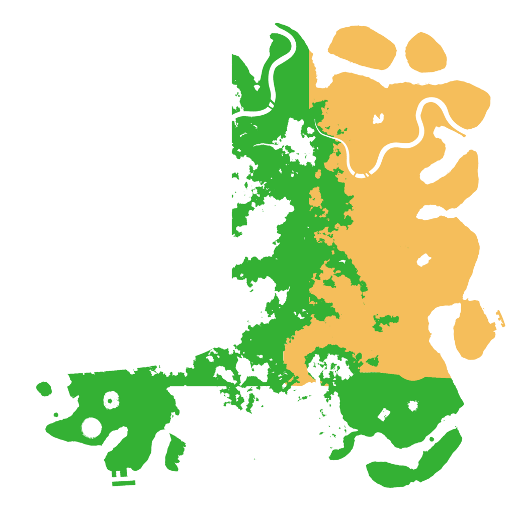 Biome Rust Map: Procedural Map, Size: 4500, Seed: 1722397832