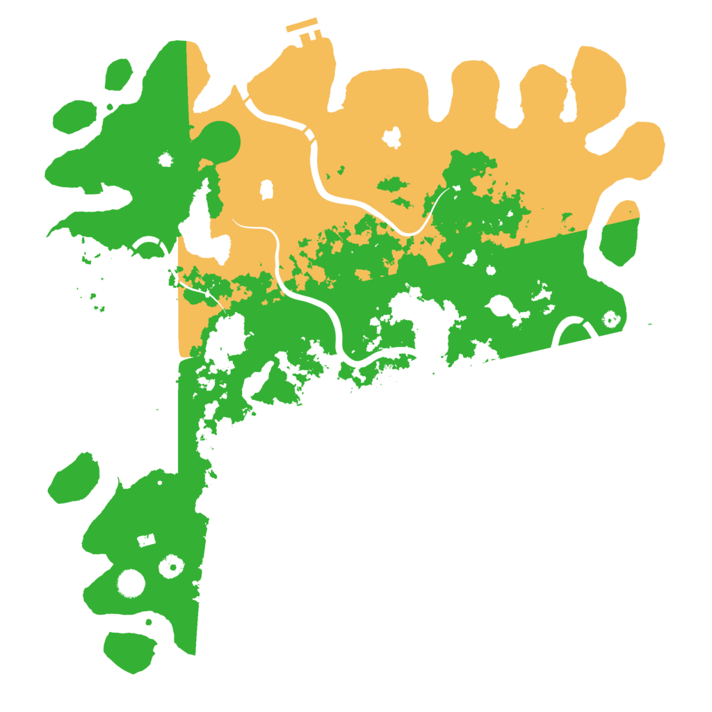 Biome Rust Map: Procedural Map, Size: 4500, Seed: 306738042