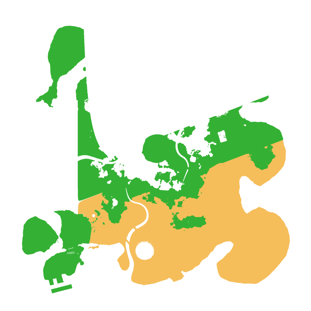 Biome Rust Map: Procedural Map, Size: 3000, Seed: 624312305