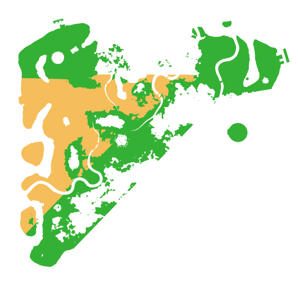 Biome Rust Map: Procedural Map, Size: 4250, Seed: 24059156