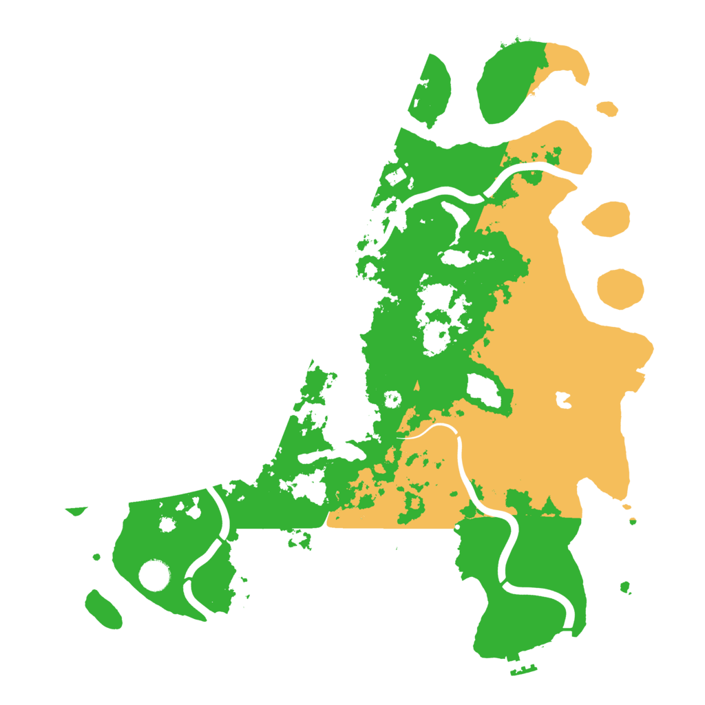 Biome Rust Map: Procedural Map, Size: 4000, Seed: 1849972695