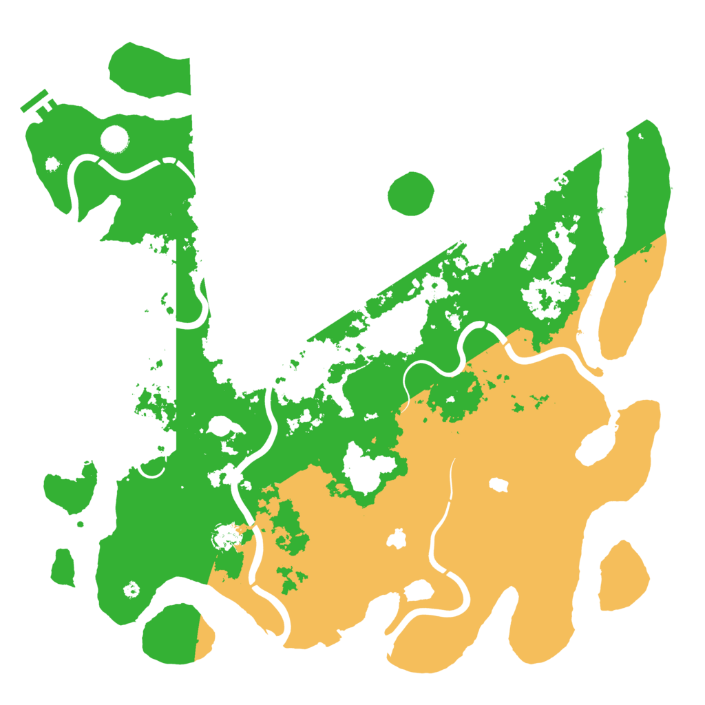 Biome Rust Map: Procedural Map, Size: 4500, Seed: 121111169