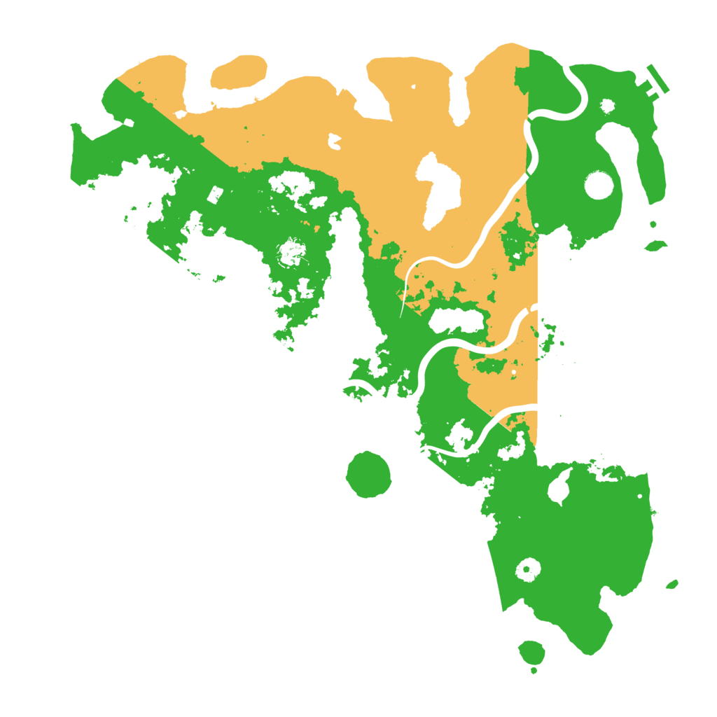 Biome Rust Map: Procedural Map, Size: 4500, Seed: 876489531