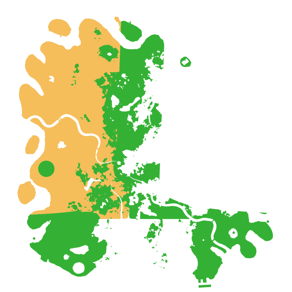 Biome Rust Map: Procedural Map, Size: 4750, Seed: 529655458