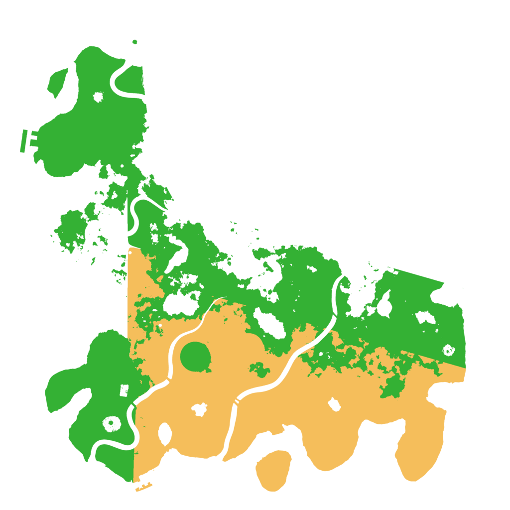 Biome Rust Map: Procedural Map, Size: 4500, Seed: 557527022