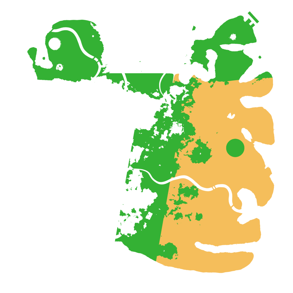 Biome Rust Map: Procedural Map, Size: 4250, Seed: 159764006