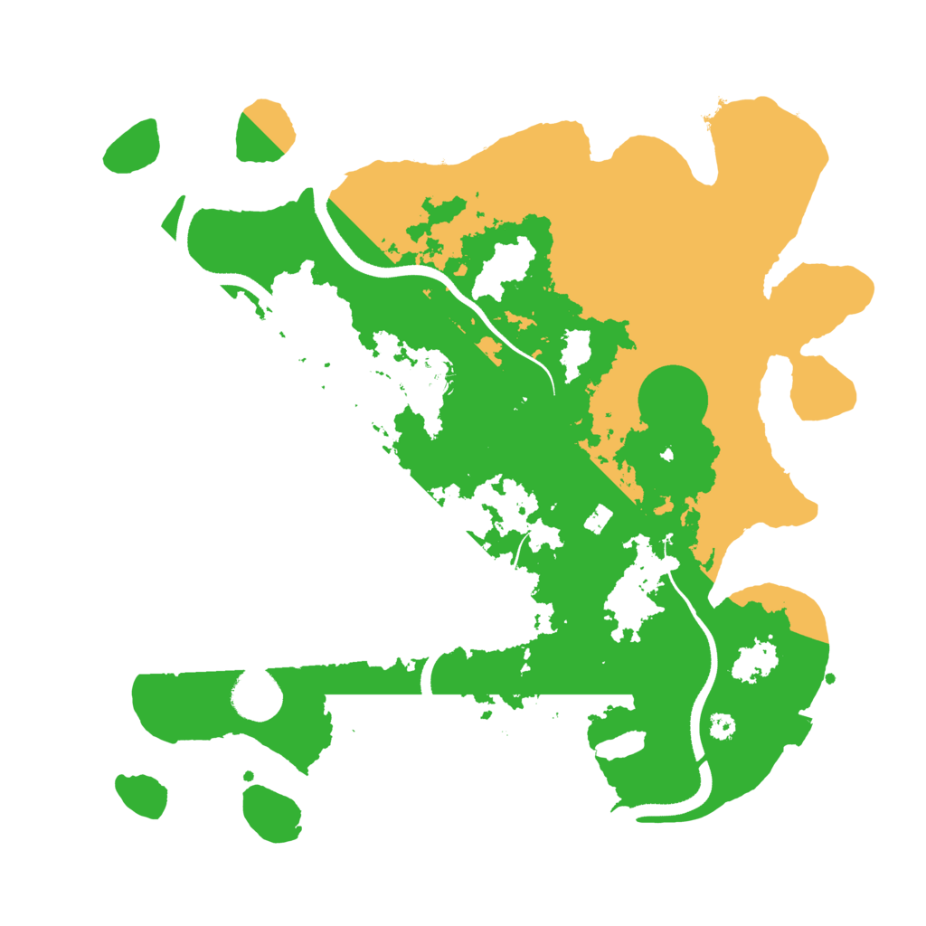 Biome Rust Map: Procedural Map, Size: 3500, Seed: 1184926340