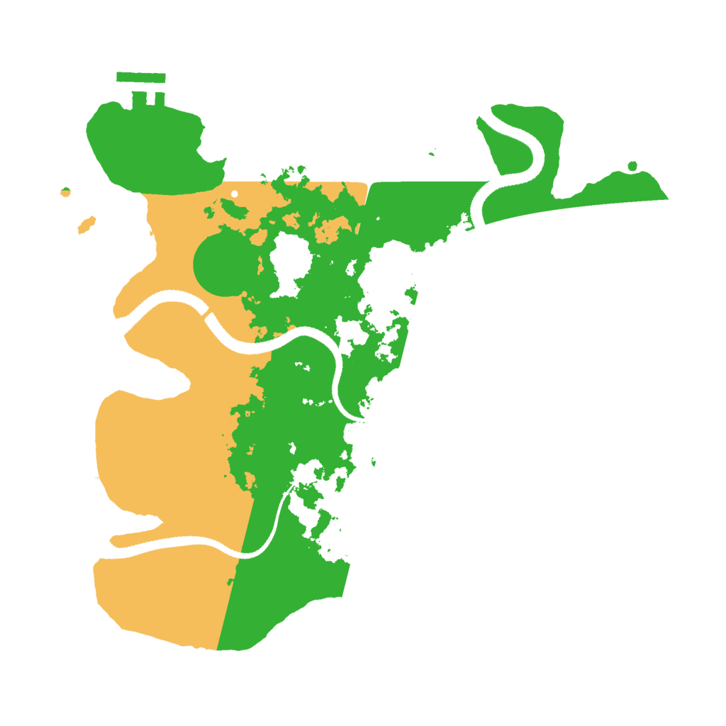 Biome Rust Map: Procedural Map, Size: 3000, Seed: 1014050707