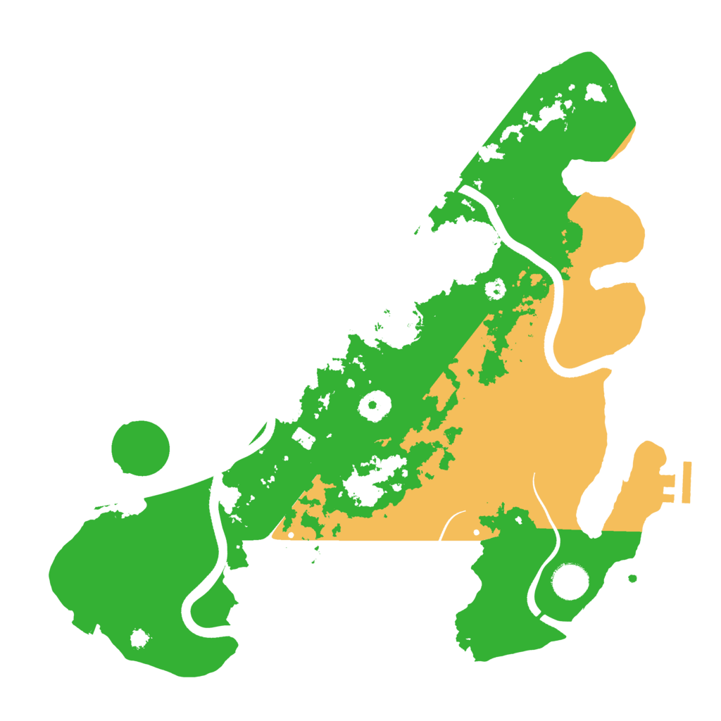 Biome Rust Map: Procedural Map, Size: 3500, Seed: 1970185498
