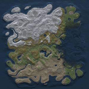 Thumbnail Rust Map: Procedural Map, Size: 4800, Seed: 451056492, 17 Monuments