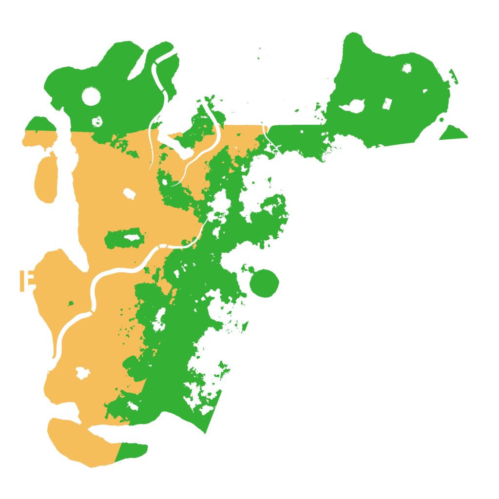 Biome Rust Map: Procedural Map, Size: 4750, Seed: 23345