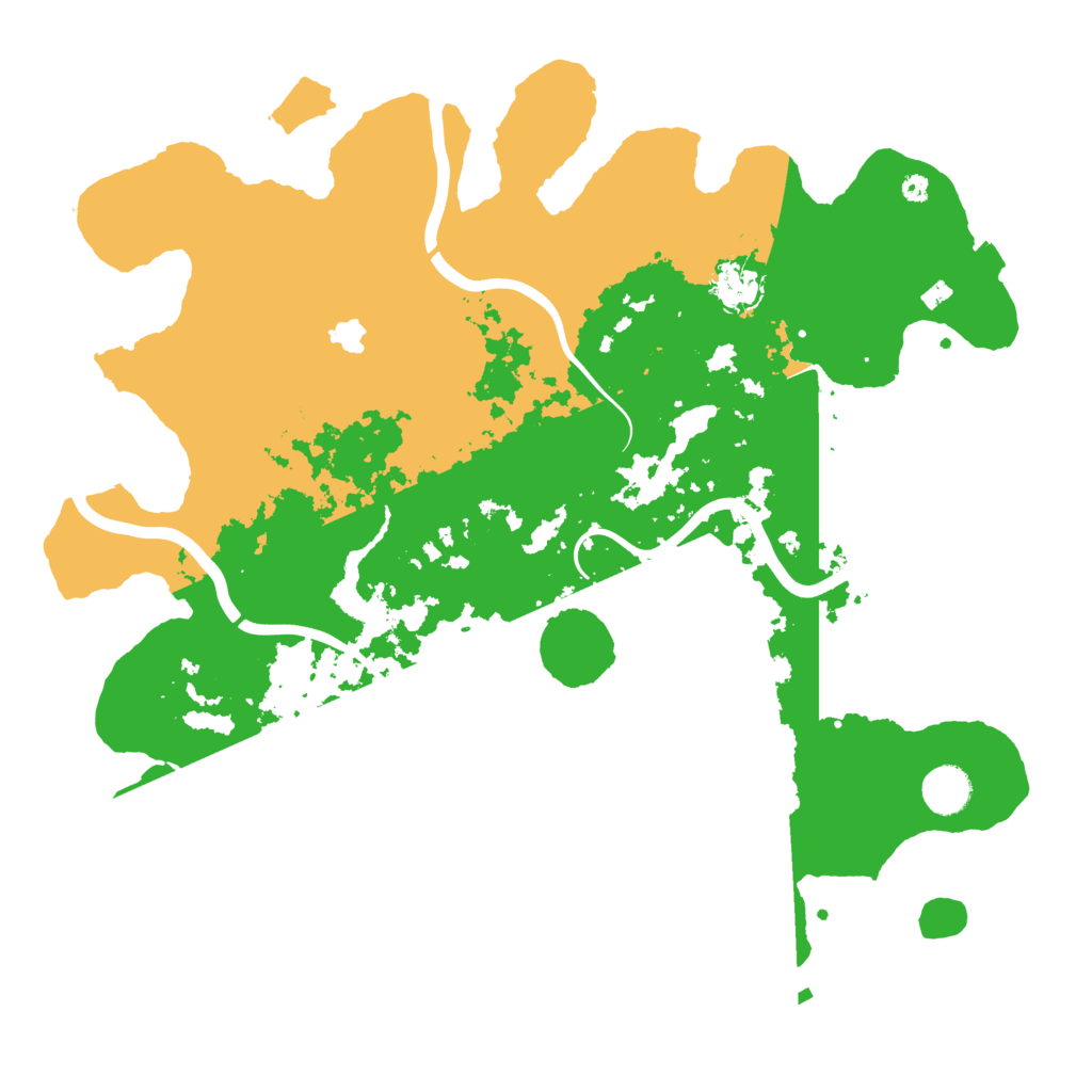 Biome Rust Map: Procedural Map, Size: 4000, Seed: 39213