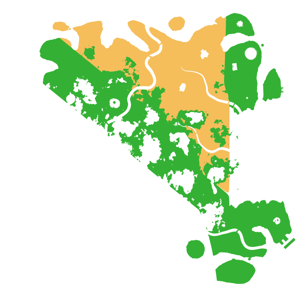 Biome Rust Map: Procedural Map, Size: 4500, Seed: 199921636