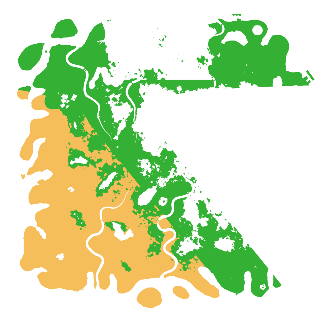 Biome Rust Map: Procedural Map, Size: 5500, Seed: 64564567