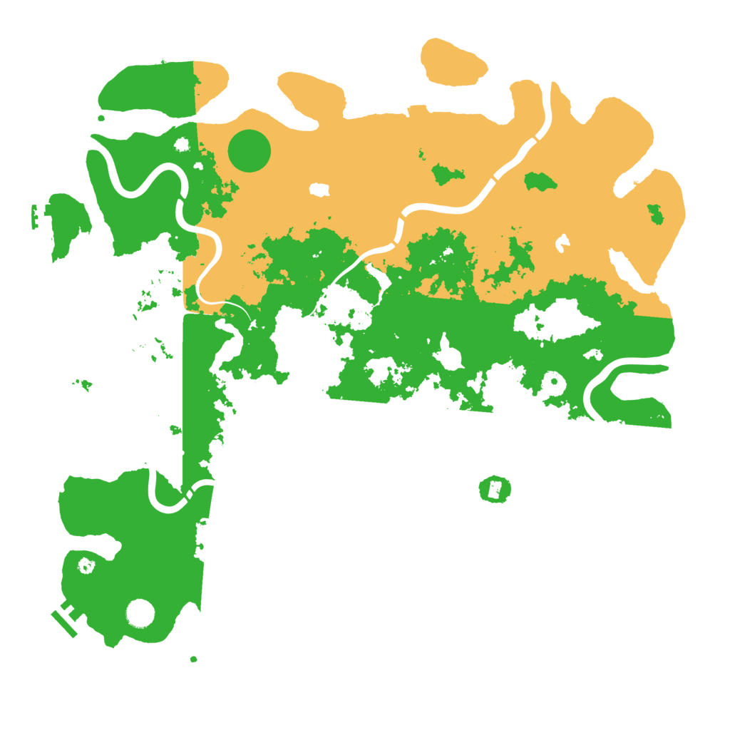 Biome Rust Map: Procedural Map, Size: 4500, Seed: 481781
