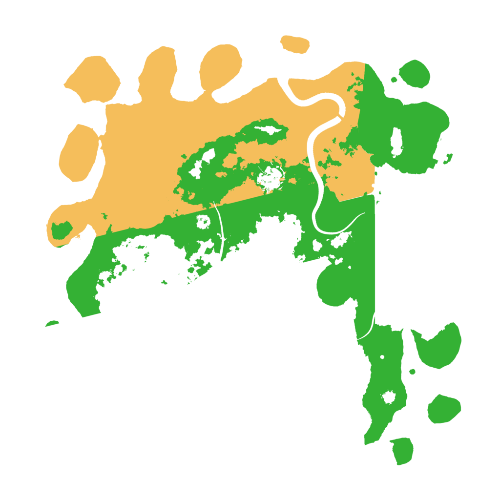 Biome Rust Map: Procedural Map, Size: 3500, Seed: 1568209174