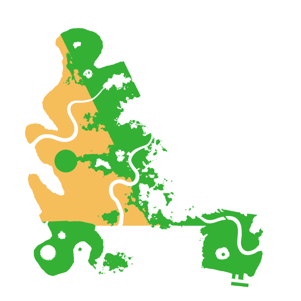 Biome Rust Map: Procedural Map, Size: 3500, Seed: 992982885