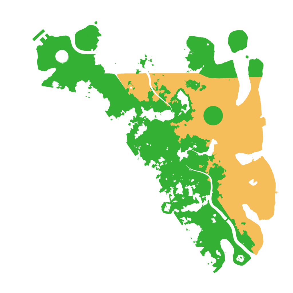 Biome Rust Map: Procedural Map, Size: 4000, Seed: 1054584707