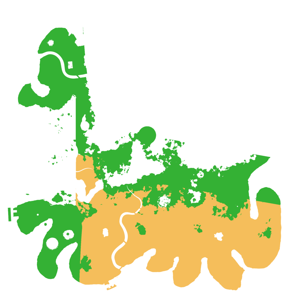 Biome Rust Map: Procedural Map, Size: 4500, Seed: 39942484
