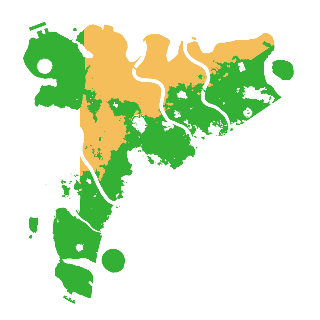 Biome Rust Map: Procedural Map, Size: 3750, Seed: 1209641530