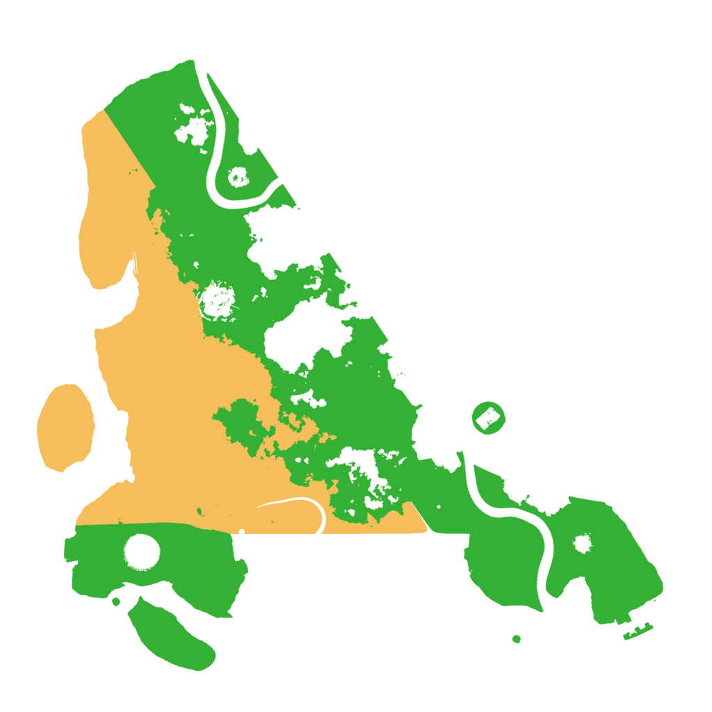 Biome Rust Map: Procedural Map, Size: 3500, Seed: 1137404722