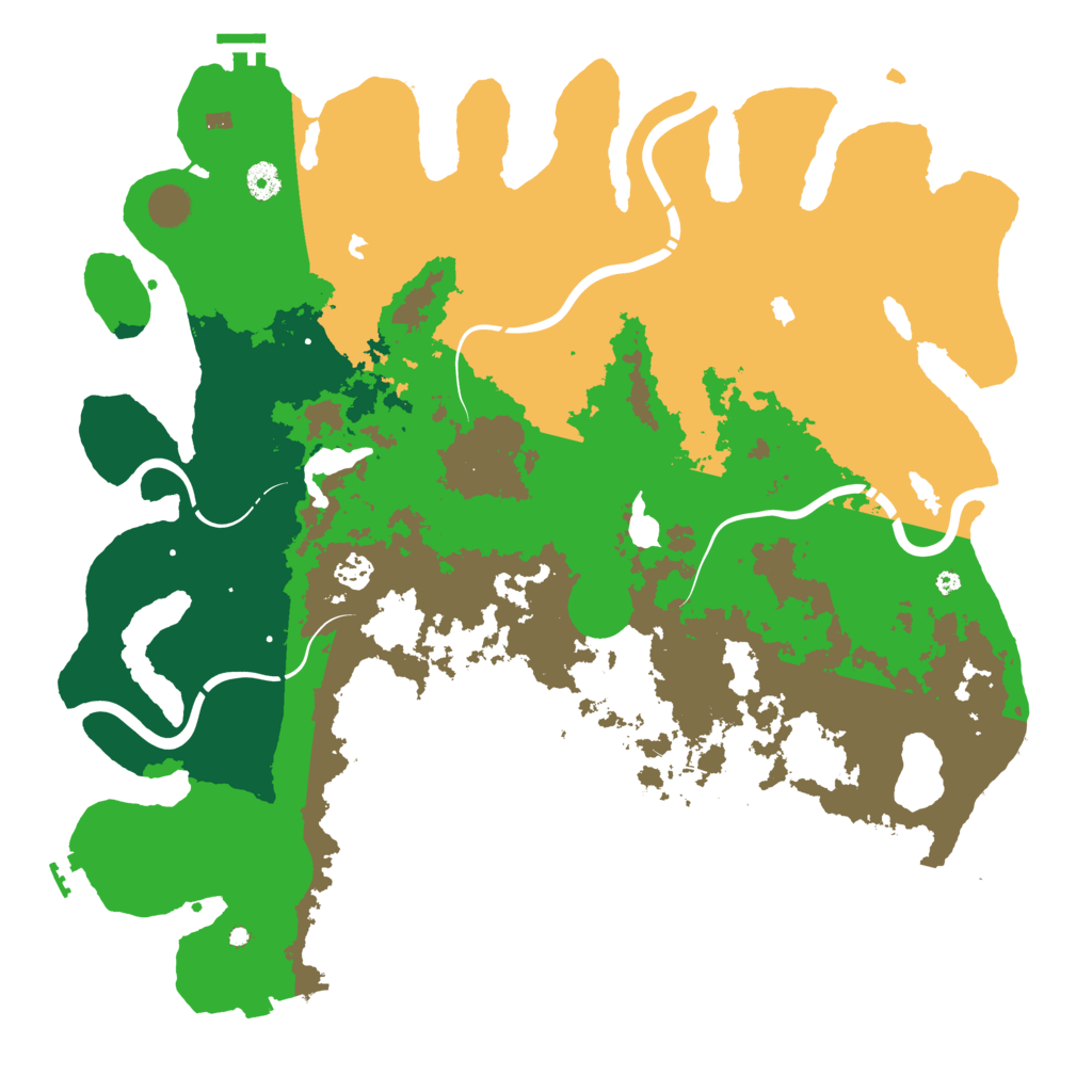 Biome Rust Map: Procedural Map, Size: 4500, Seed: 1967932306
