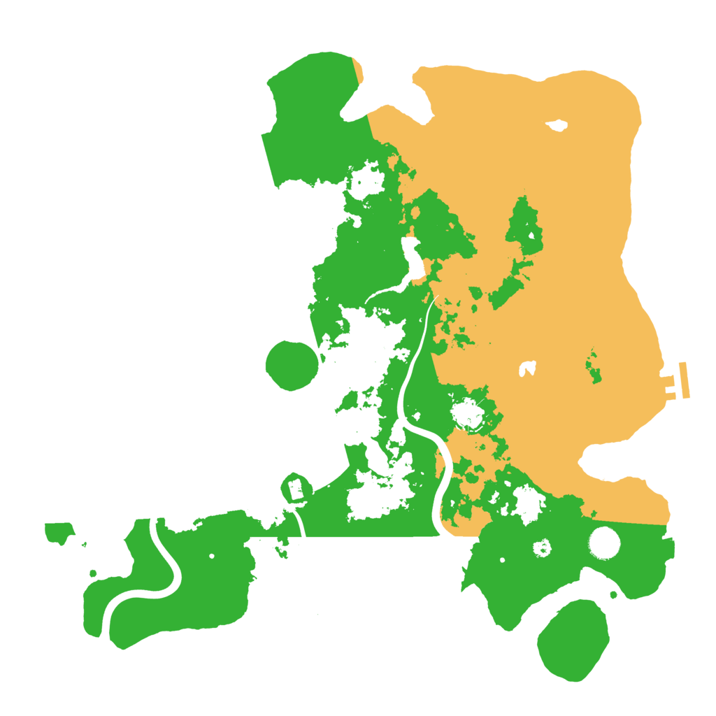 Biome Rust Map: Procedural Map, Size: 4000, Seed: 182157528